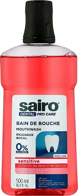 Sairo Sensitive Mouthwash, 500 mL