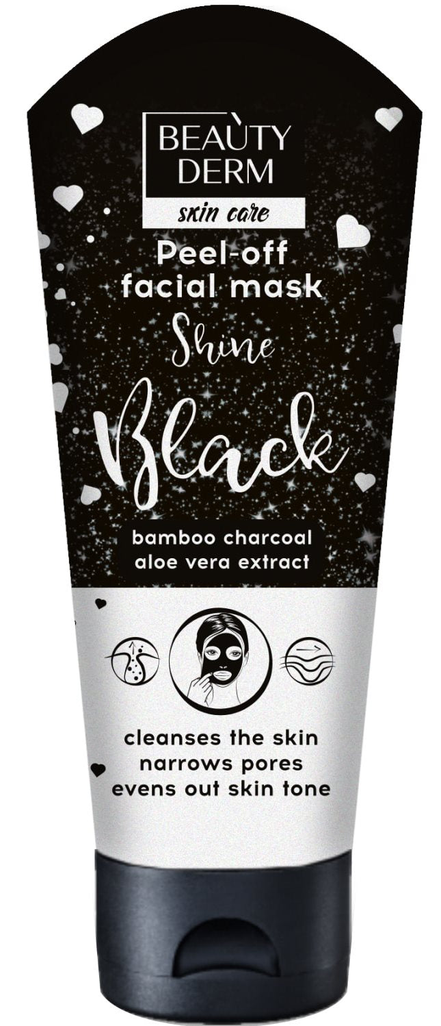 Beautyderm Black Peel-Off Face Mask, 75 mL