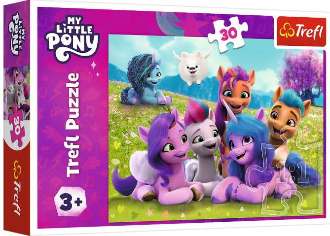 Trefl 18299 Friendly Ponies Puzzle, 30 Pieces