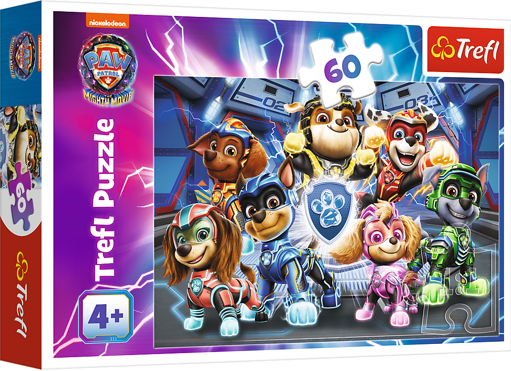 Trefl 17385 Paw Patrol Adventures of the City Heroes Puzzle, 60 Pieces