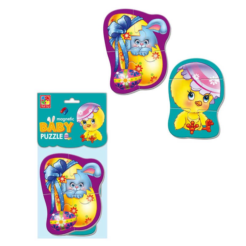 VT3208-26 Bunny Magnetic Baby Puzzle