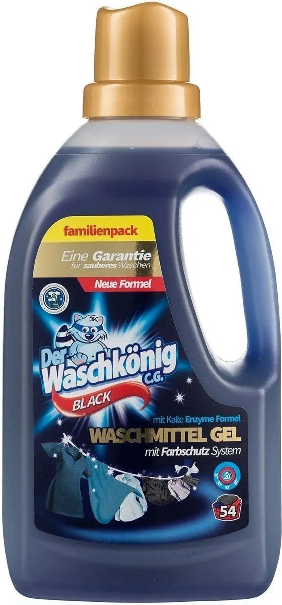 Waschkönig Black Liquid Laundry Detergent, 1.625 L