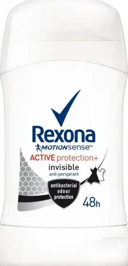 Rexona Active Protection Invisible Women's Antiperspirant Stick, 40 mL
