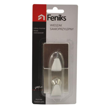 Feniks Square Metal Self-Adhesive Hook Set, 2 pcs - Image 2