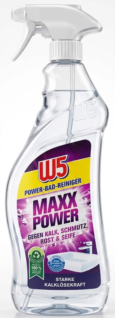W5 Maxx Power Bathroom Cleaner, 750 mL