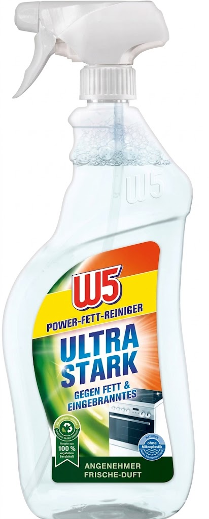 W5 Ultra Strong Kitchen Cleaner Spray, 750 mL