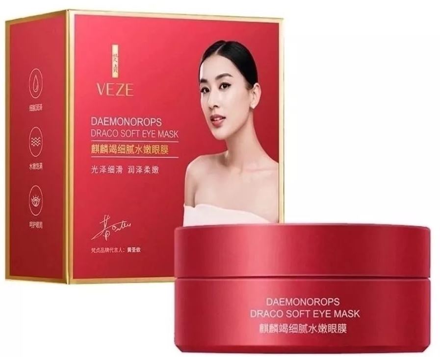 Veze Draco Hydrogel Eye Patches with Dragon Tree Bark, 60 pcs