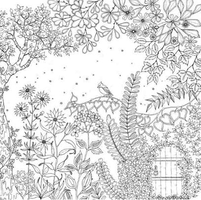 Magic Garden Anti-Stress Coloring Book - Image 2