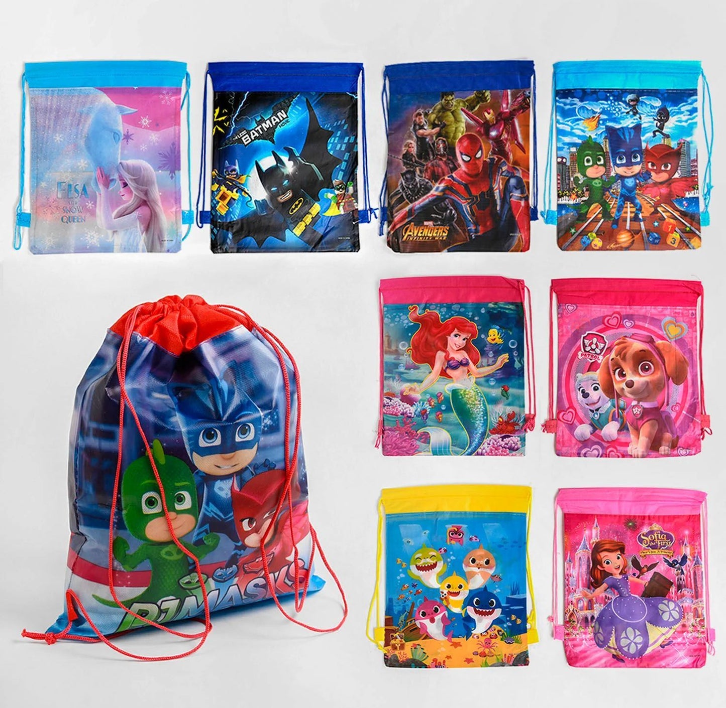 C 43612 Drawstring Shoe Bag, Assorted Designs