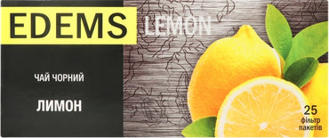 Edems Lemon Black Tea Bags, 25 pcs, 50 g - Image 2