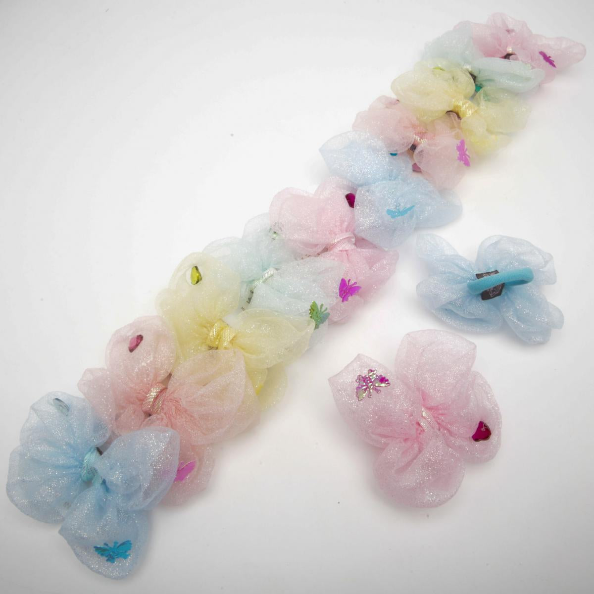 6-4155 Kids' Bow Hair Tie, 8 x 6 cm (Price per 1 pc)