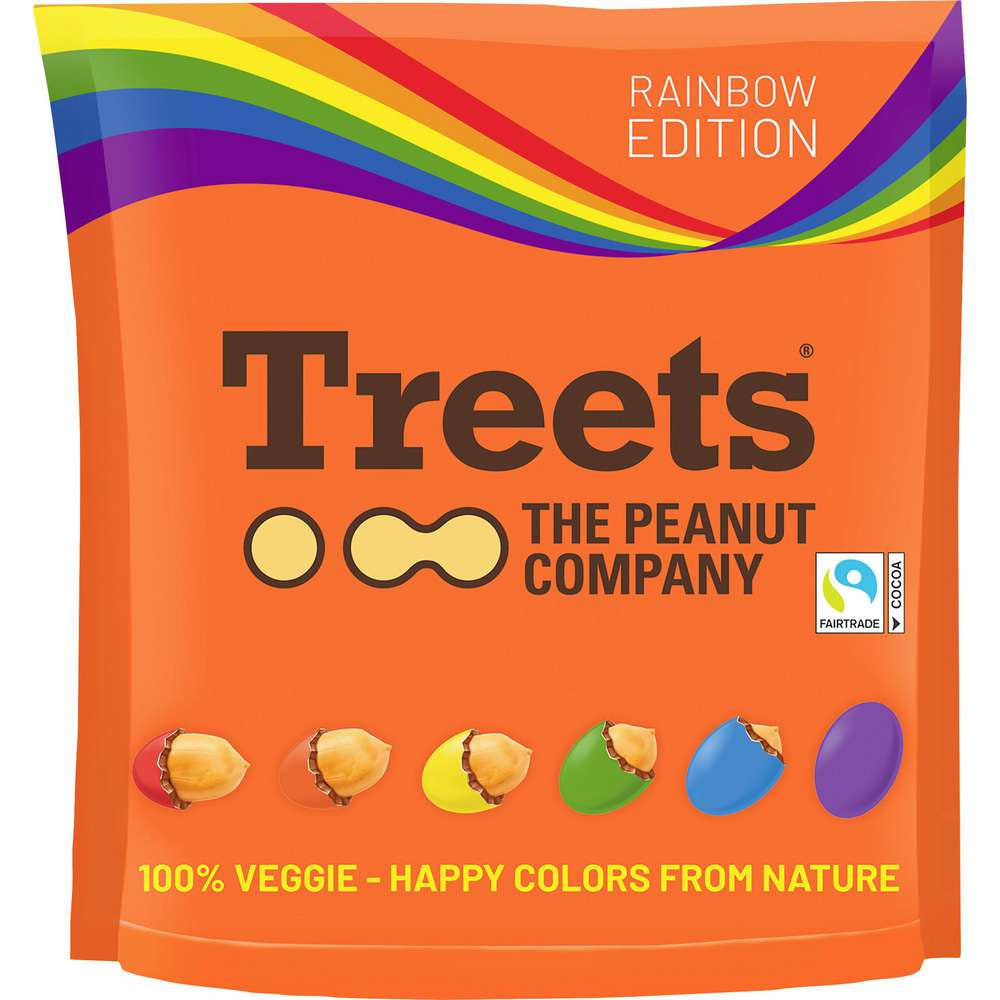 Treets Peanuts in Milk Chocolate & Colorful Coating, 300 g