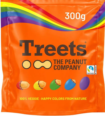 Treets Peanuts in Milk Chocolate & Colorful Coating, 300 g - Image 2