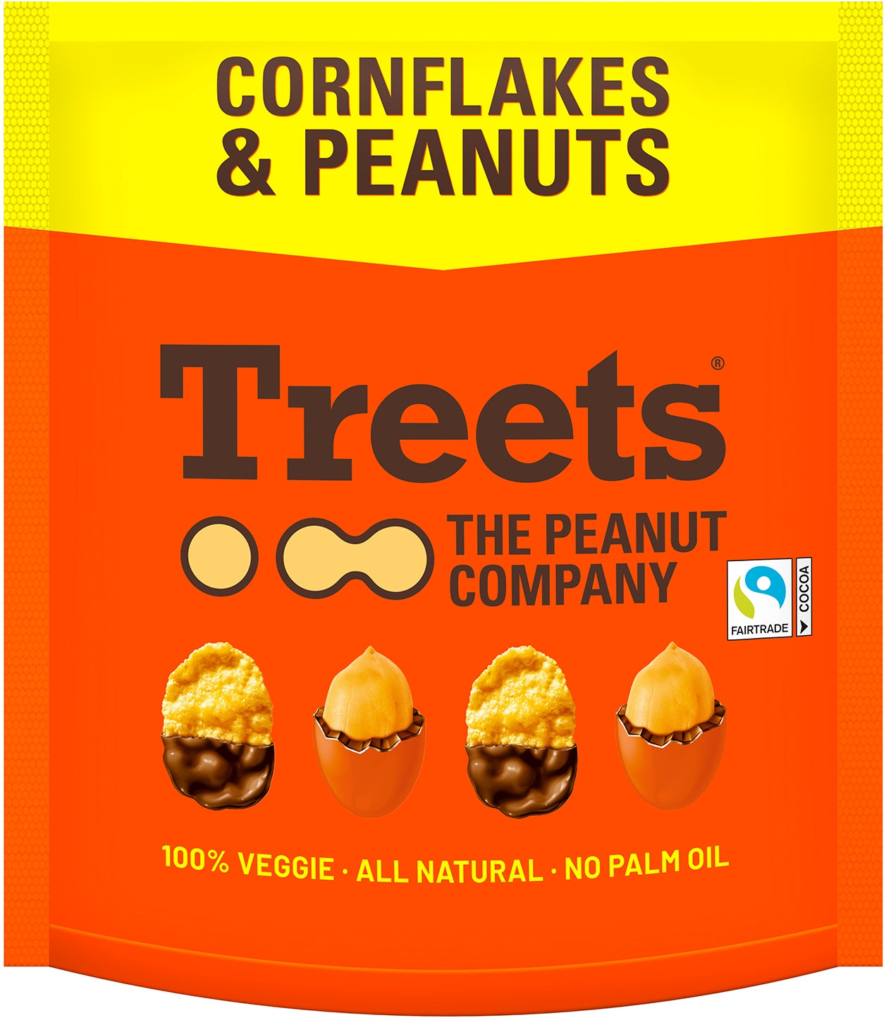 Treets Peanuts & Cornflakes in Chocolate, 250 g