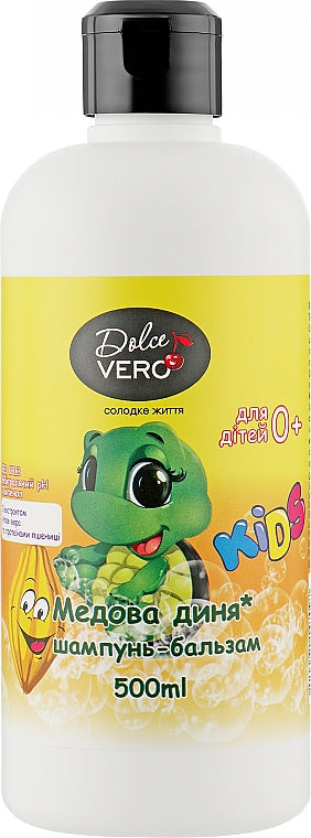 Dolce Vero Honey Melon Kids Shampoo & Conditioner, 500 mL