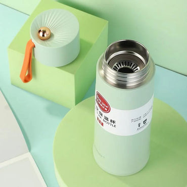 Raiser YLS80157 Olive Metal Thermos, 450 mL - Image 2