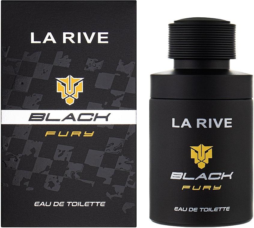 La Rive Black Fury Men's Eau de Toilette, 75 mL