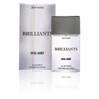 Jean Marc Brilliants Men's Eau de Toilette, 100 mL