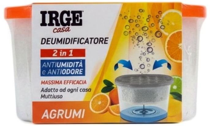 Irge 2-in-1 Citrus Odor & Moisture Absorber, 400 mL