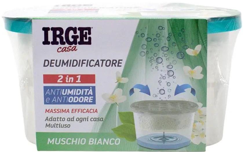 Irge 2-in-1 White Musk Odor & Moisture Absorber, 400 mL