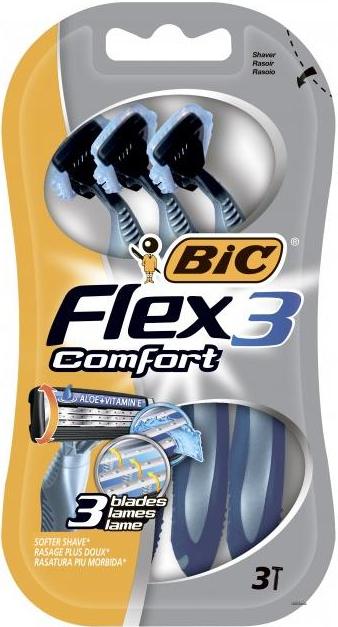 BIC Flex 3 Comfort Razors, 3 pcs