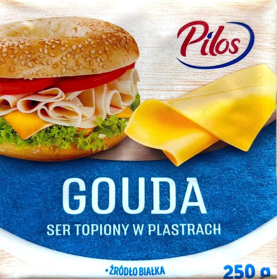 Pilos Gouda Sliced Toast Cheese, 250 g