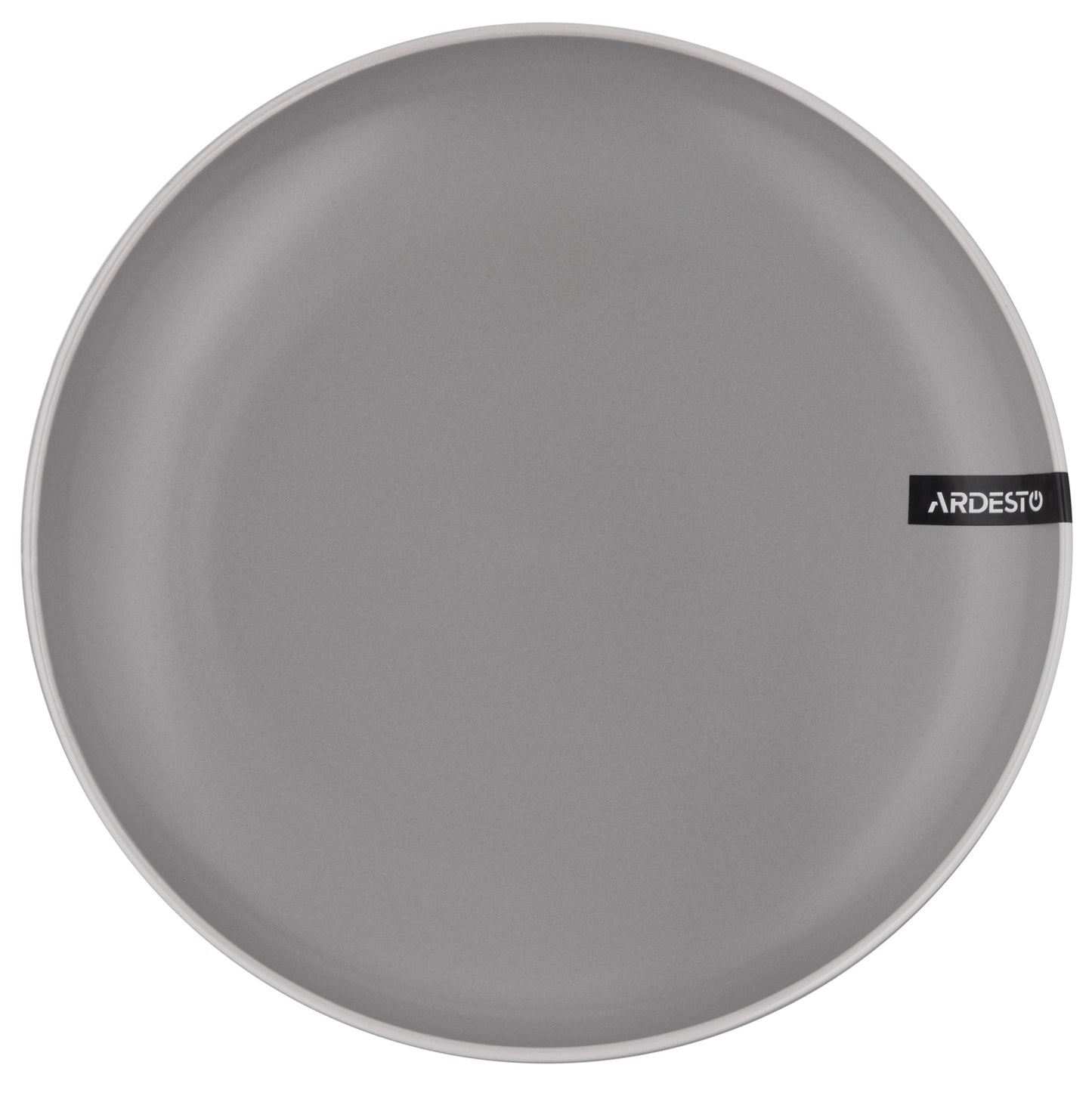 Ardesto Cremona Dusty Grey AR2919GRC Ceramic Dessert Plate, 19 cm