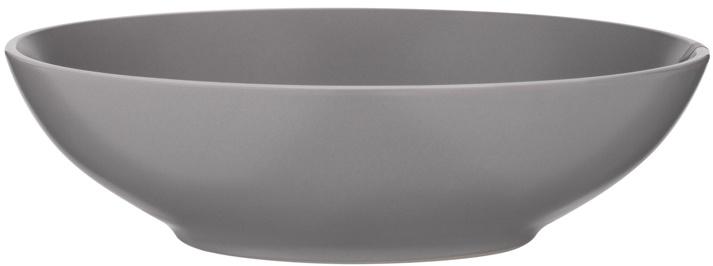 Ardesto Cremona Dusty Grey AR2920GRC Ceramic Soup Plate, 20 cm