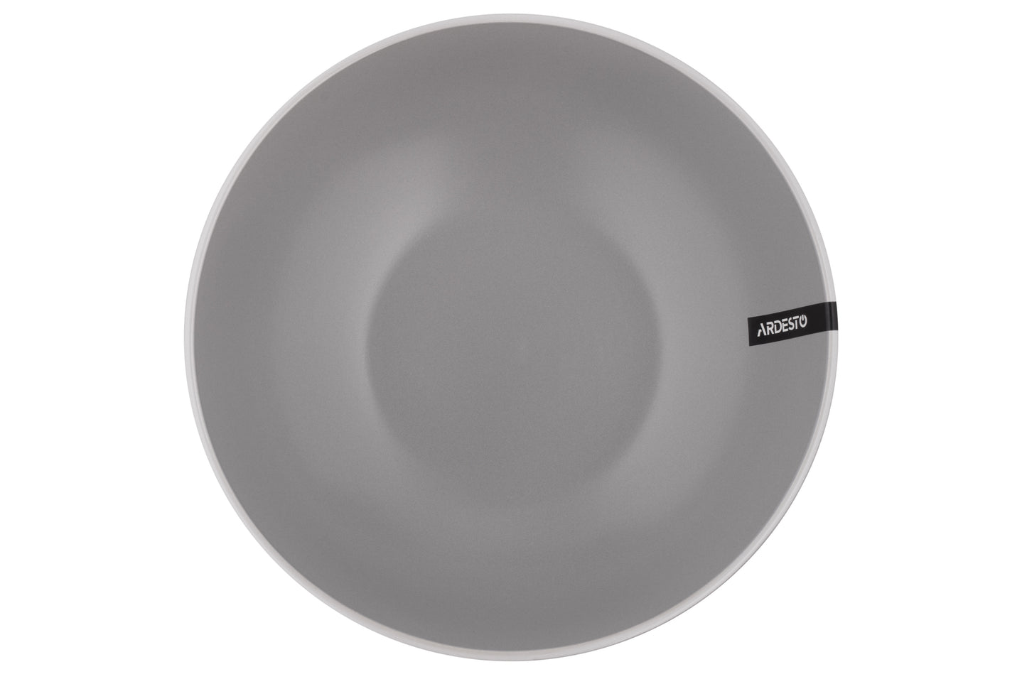 Ardesto Cremona Dusty Grey AR2920GRC Ceramic Soup Plate, 20 cm - Image 2