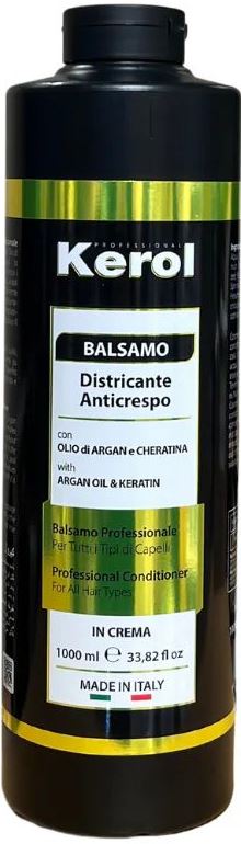 Kerol Hair Balm with Argan Oil & Keratin, 1 L