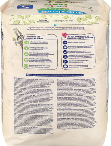 Babylove Nature Size 5 Baby Pull-Up Diaper Pants, 12-17 kg, 18 pcs - Image 2