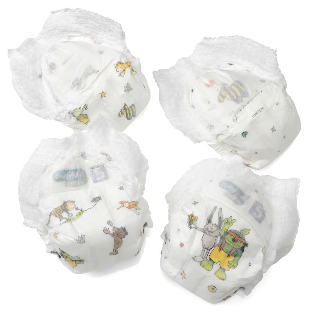 Babylove Nature Size 5 Baby Pull-Up Diaper Pants, 12-17 kg, 18 pcs - Image 4