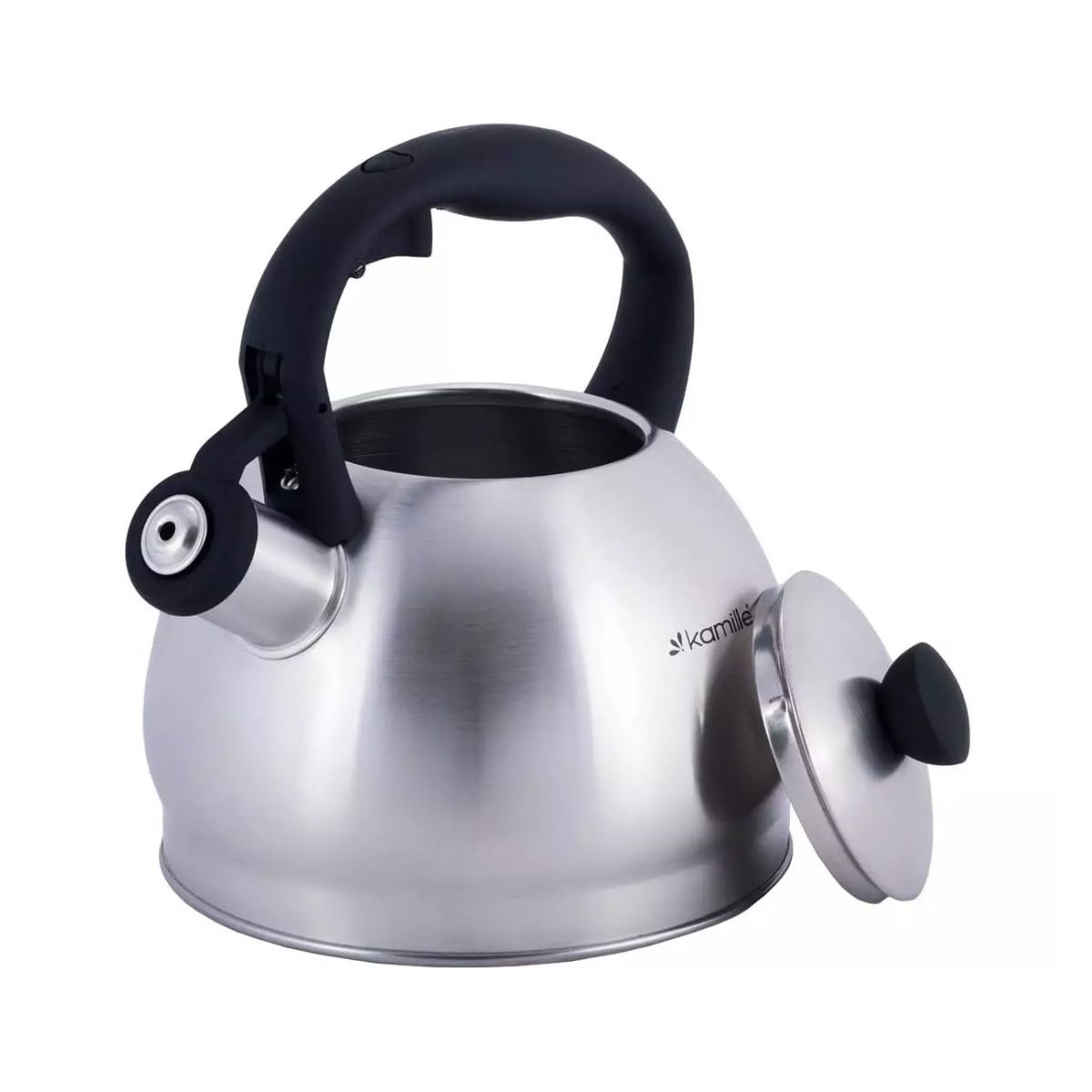 Kamille KM0693BL Stainless Steel Whistling Kettle, 2 L - Image 3