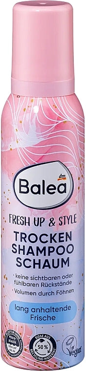 Balea Fresh Up & Style Dry Shampoo Foam, 150 mL