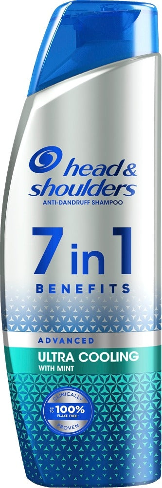 Head & Shoulders 7-in-1 Benefits Ultra Cooling Anti-Dandruff Shampoo, 225 mL