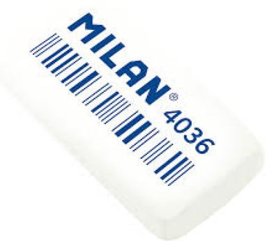 Milan 4036 Rectangular Eraser