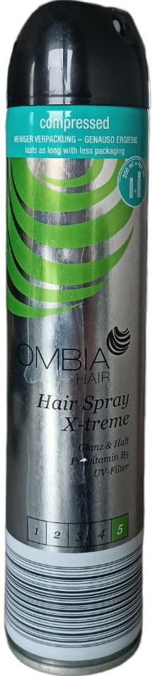 Ombia Hair X-Treme Hold 5 Hair Spray, 200 mL