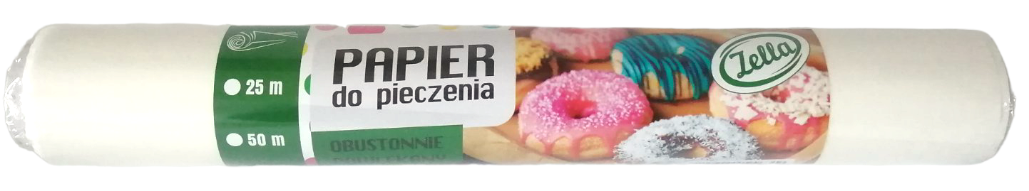 Zella Wide Siliconized Parchment Paper Roll, 50 m