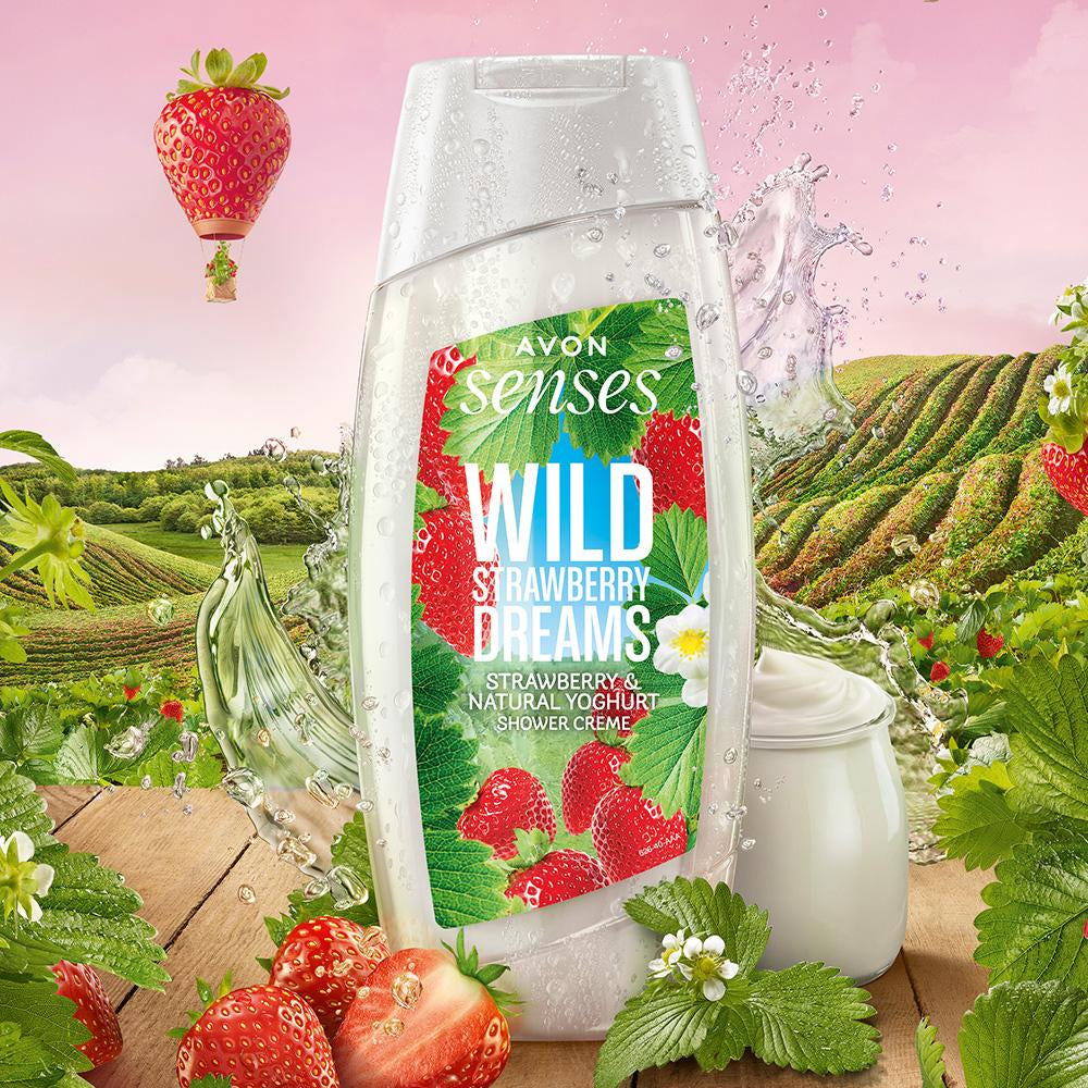 Avon Senses Strawberry Dreams Shower Gel, 500 mL - Image 2