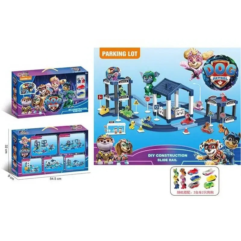 111-320 E Heroes Track Set with 2 Cars & 2 Figures