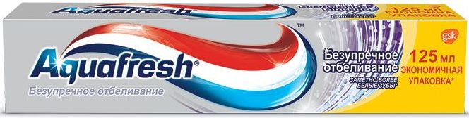 Aquafresh Perfect Whitening Toothpaste, 125 mL