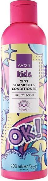 Avon Kids Fruity Scent Girls' Shampoo & Conditioner, 200 mL