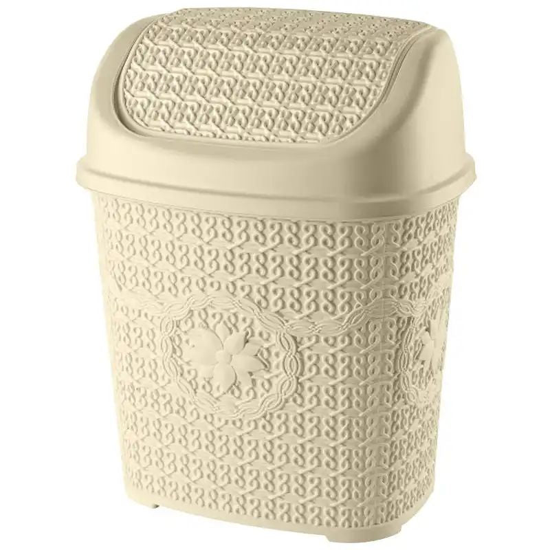 Asude Plastik ASD038 Knit-Design Trash Can, 8 L - Image 2