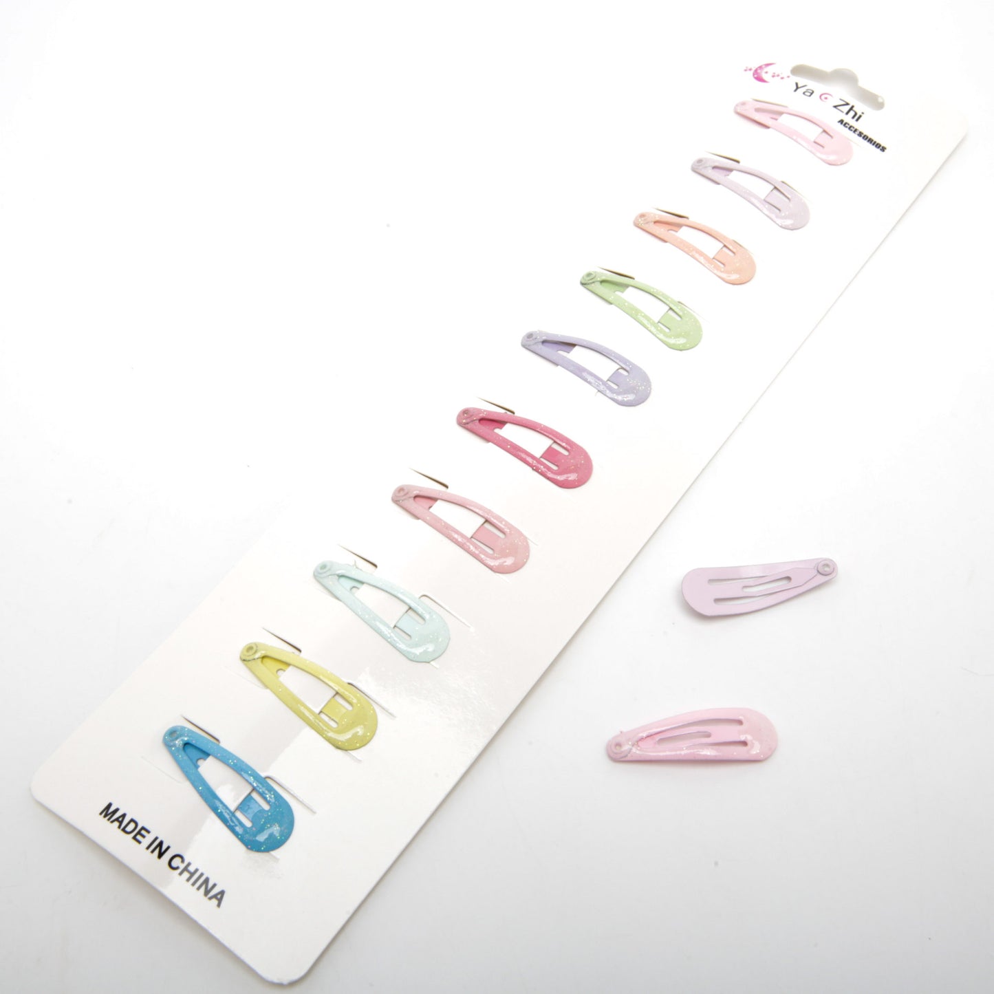 Kids' Colored Snap Hair Clip 6-4873, 3 x 1 cm (Price per 1 pc)