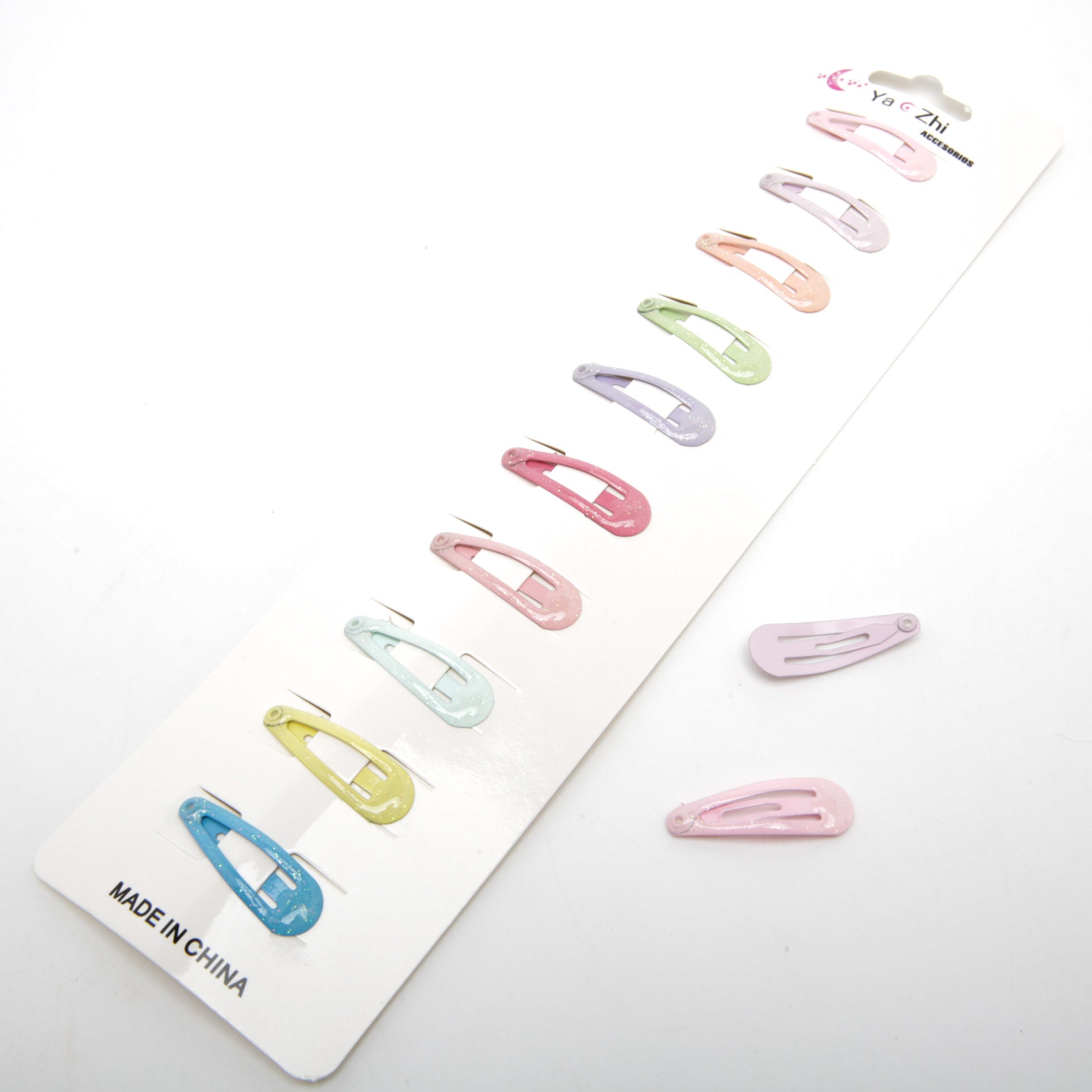 Kids' Colored Snap Hair Clip 6-4873, 3 x 1 cm (Price per 1 pc)