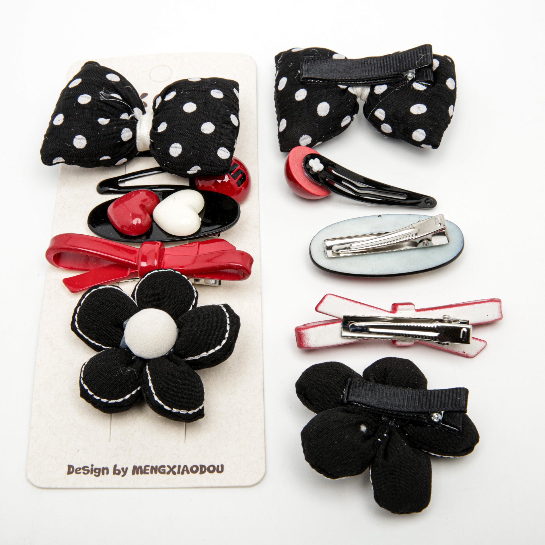 Kids' Snap Hair Clip Set 6-5879, 5 pcs