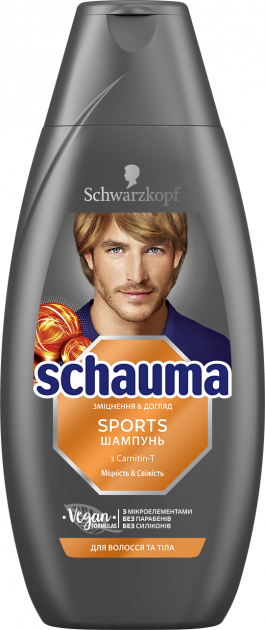 Schauma Sports Men Shampoo, 400 mL