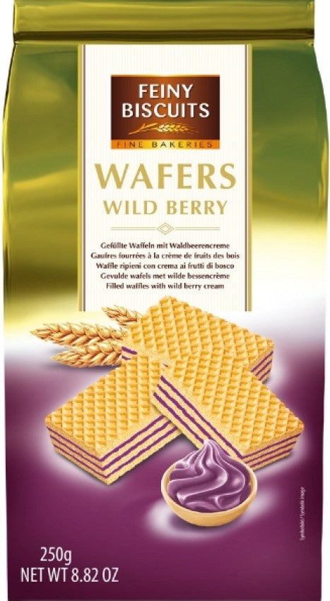 Feiny Biscuits Wild Berry-Filled Wafers, 250 g