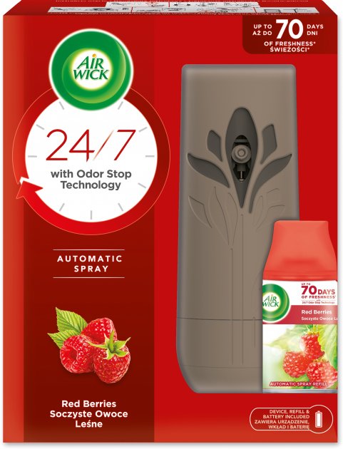 Air Wick Freshmatic Wild Berries Automatic Air Freshener, 250 mL