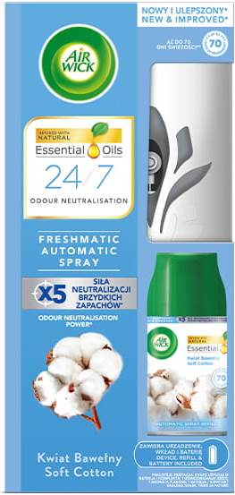 Air Wick Freshmatic Cotton Flower Automatic Air Freshener, 250 mL
